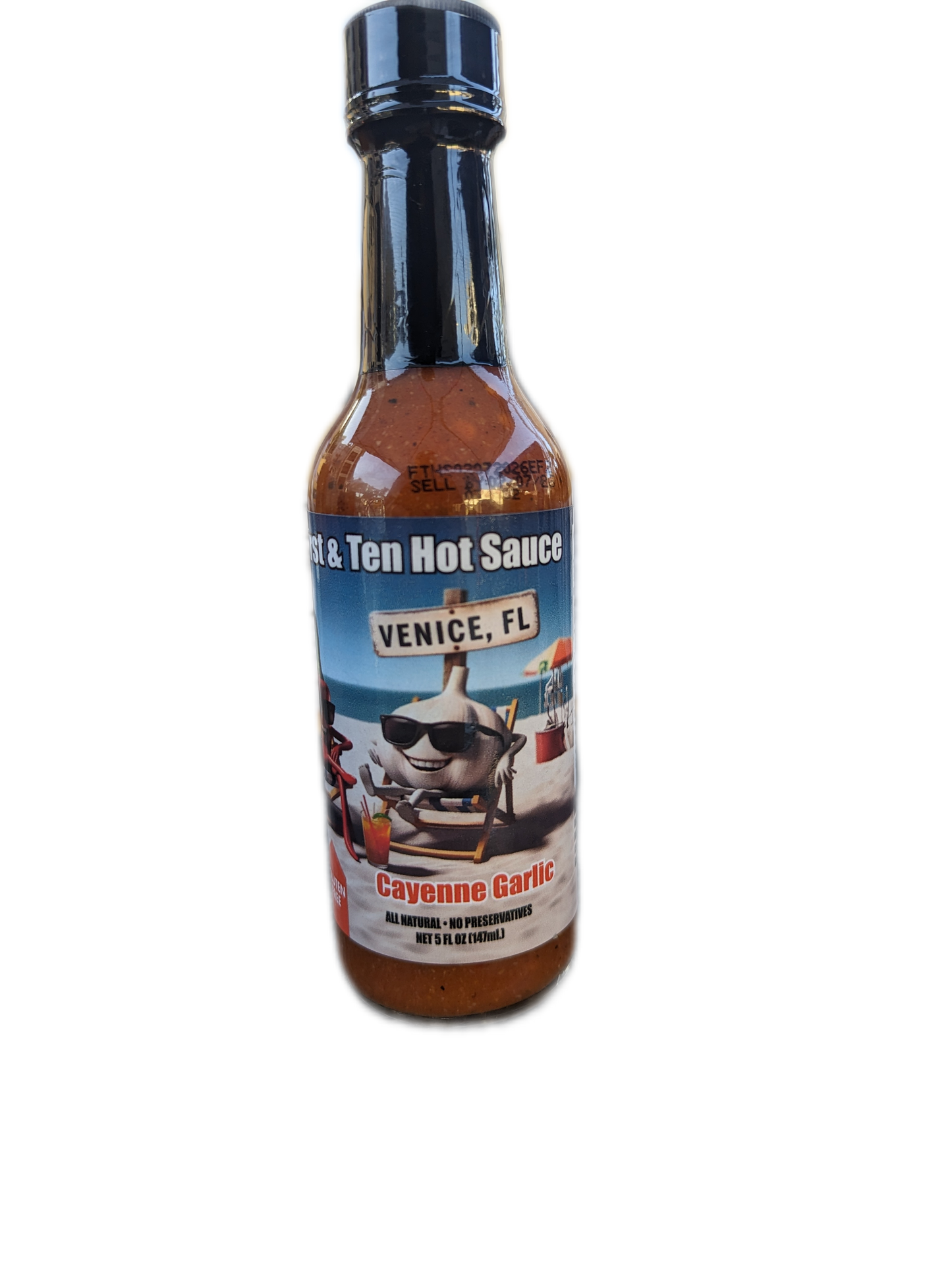 Case of 12 Original Cayenne Garlic Hot Sauce Bottles