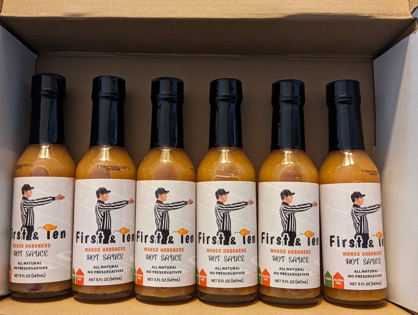 6 Pack Mango Habanero 5oz bottles