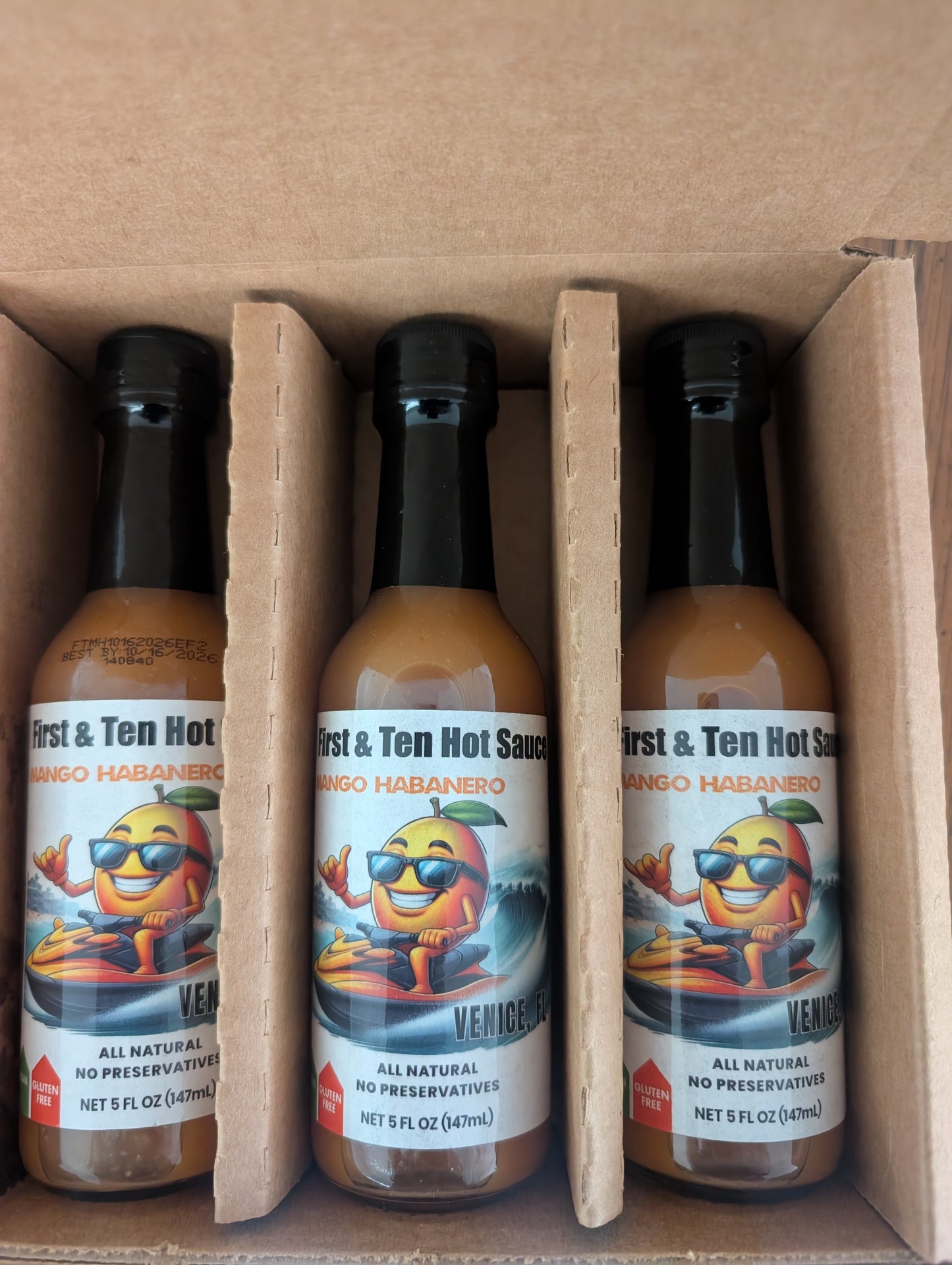 3 pack Mango Habanero 5oz Bottles